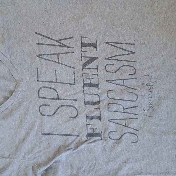 Large Grey Tee - Picture 2 of 4